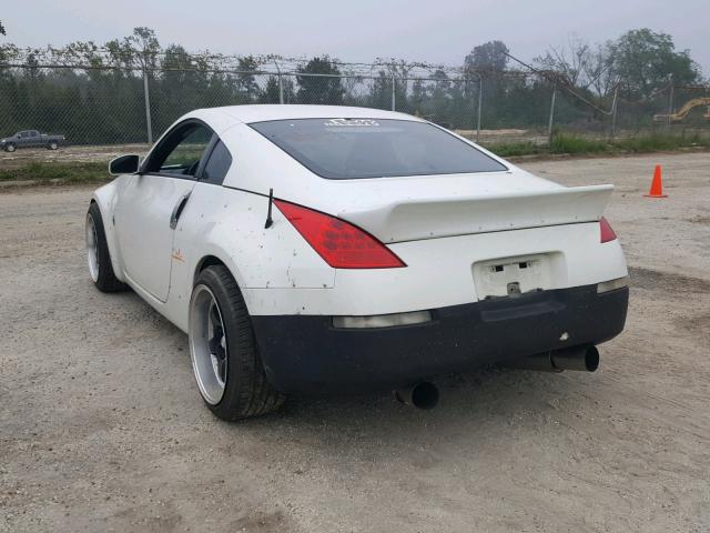 JN1BZ34E17M550772 - 2007 NISSAN 350Z COUPE WHITE photo 3