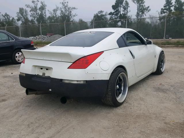 JN1BZ34E17M550772 - 2007 NISSAN 350Z COUPE WHITE photo 4