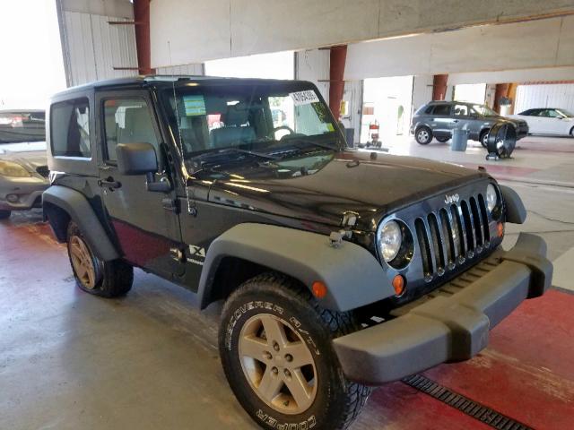 1J4FA24108L537350 - 2008 JEEP WRANGLER X BLACK photo 1