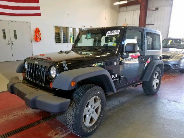 1J4FA24108L537350 - 2008 JEEP WRANGLER X BLACK photo 2