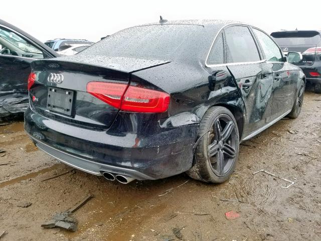 WAUKGAFL8DA160085 - 2013 AUDI S4 PRESTIG BLACK photo 4