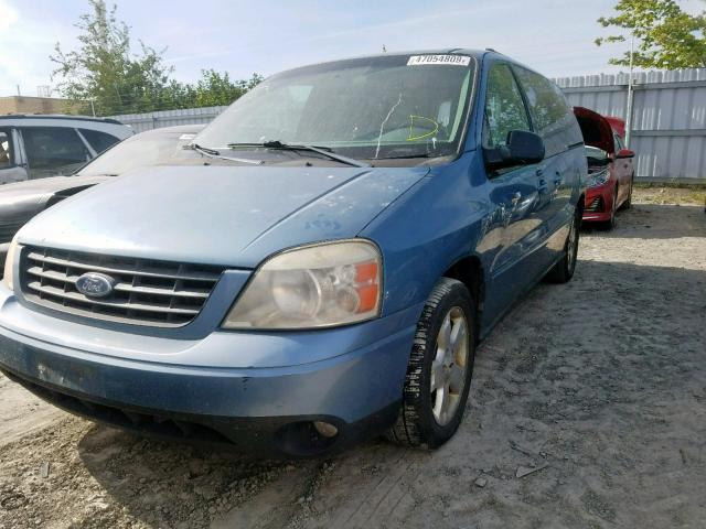 2FMZA57237BA03598 - 2007 FORD FREESTAR S BLUE photo 2