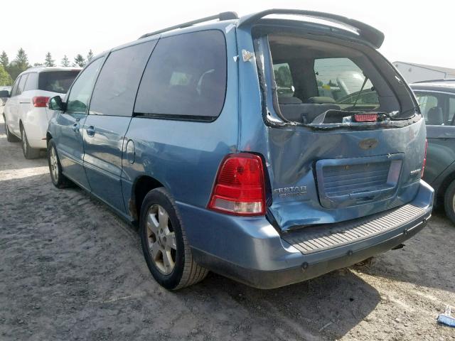 2FMZA57237BA03598 - 2007 FORD FREESTAR S BLUE photo 3