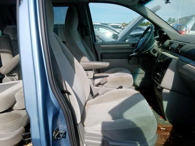 2FMZA57237BA03598 - 2007 FORD FREESTAR S BLUE photo 5