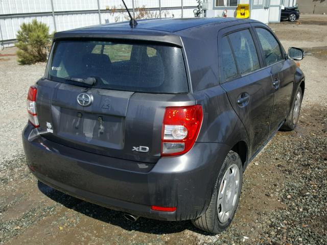 JTKKU10468J014330 - 2008 TOYOTA SCION XD GRAY photo 4