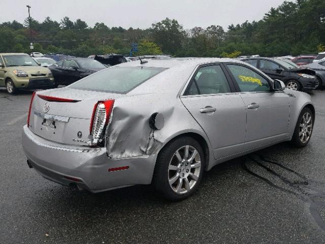 1G6DT57VX80198785 - 2008 CADILLAC CTS HI FEA SILVER photo 4