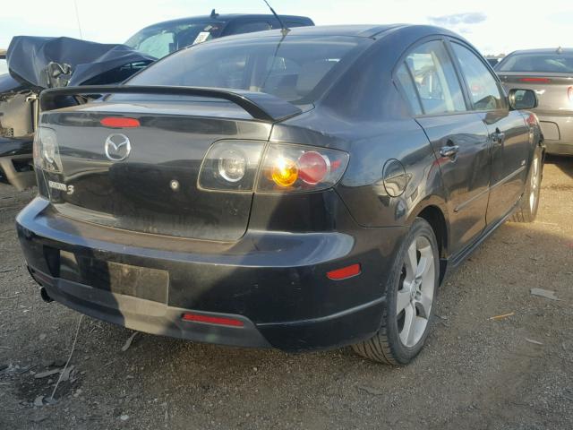 JM1BK323661541181 - 2006 MAZDA 3 S BLACK photo 4