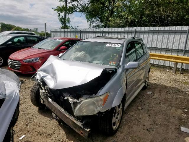 5Y2SL65816Z400137 - 2006 PONTIAC VIBE SILVER photo 2