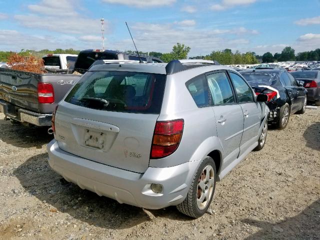 5Y2SL65816Z400137 - 2006 PONTIAC VIBE SILVER photo 4