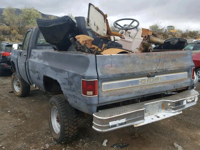 CKL247Z173865 - 1977 CHEVROLET CHEYENNE GRAY photo 3