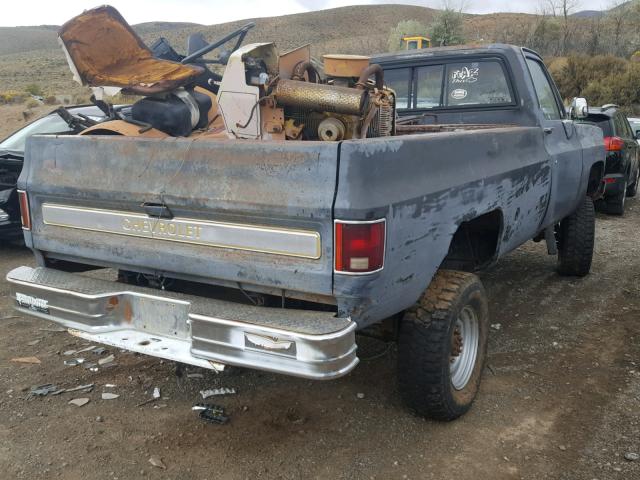 CKL247Z173865 - 1977 CHEVROLET CHEYENNE GRAY photo 4