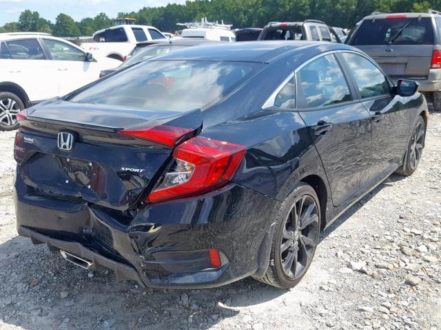 19XFC2F88KE015317 - 2019 HONDA CIVIC SPOR BLACK photo 4