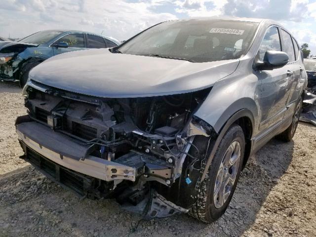 7FARW1H82JE006718 - 2018 HONDA CR-V EXL SILVER photo 2