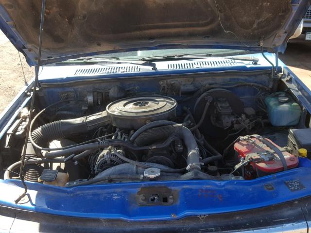 1B7GG23YXPS221868 - 1993 DODGE DAKOTA BLUE photo 7