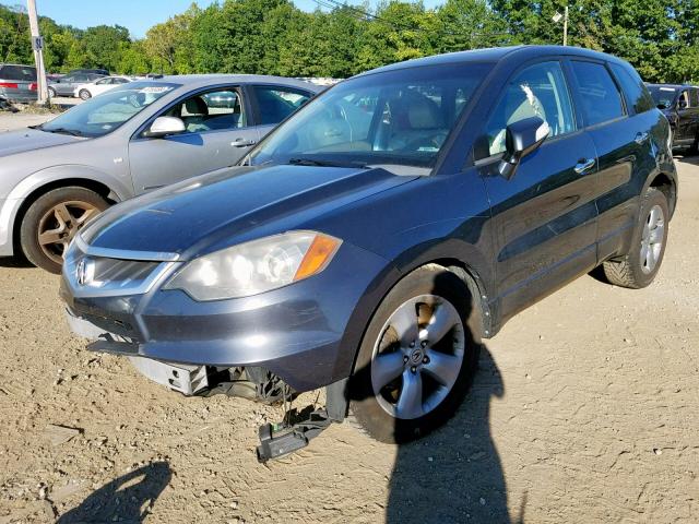 5J8TB18267A006412 - 2007 ACURA RDX GRAY photo 2