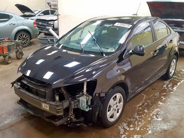 1G1JA5SH9G4184125 - 2016 CHEVROLET SONIC LS 黑色 照片 2
