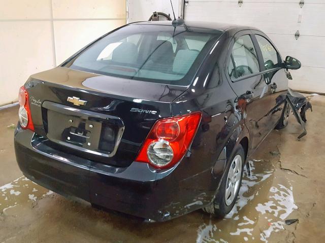1G1JA5SH9G4184125 - 2016 CHEVROLET SONIC LS 黑色 照片 4