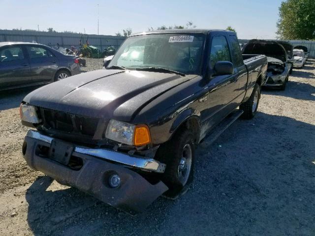 1FTZR45E13PA84835 - 2003 FORD RANGER SUP BLACK photo 2