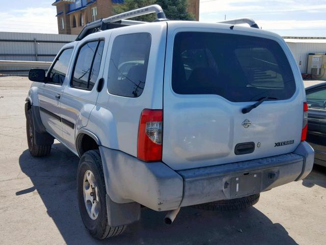 5N1ED28T81C569064 - 2001 NISSAN XTERRA XE SILVER photo 3