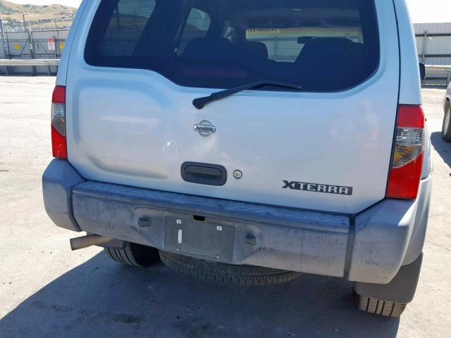 5N1ED28T81C569064 - 2001 NISSAN XTERRA XE SILVER photo 9