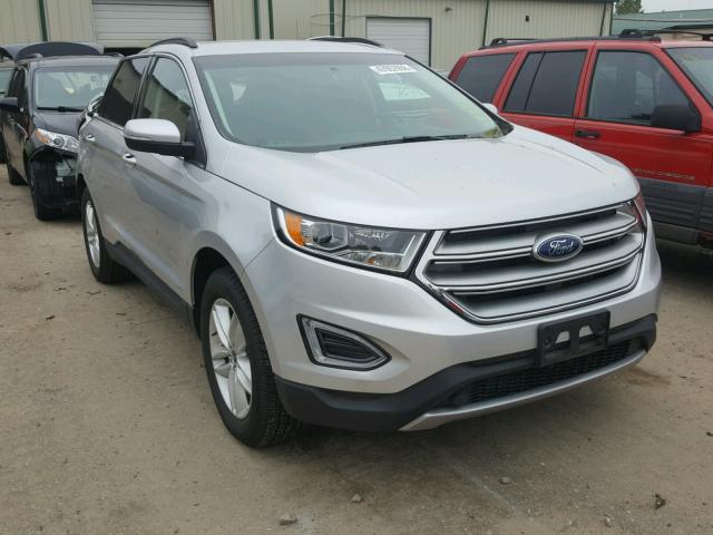 2FMTK4J93FBC07514 - 2015 FORD EDGE SEL SILVER photo 1