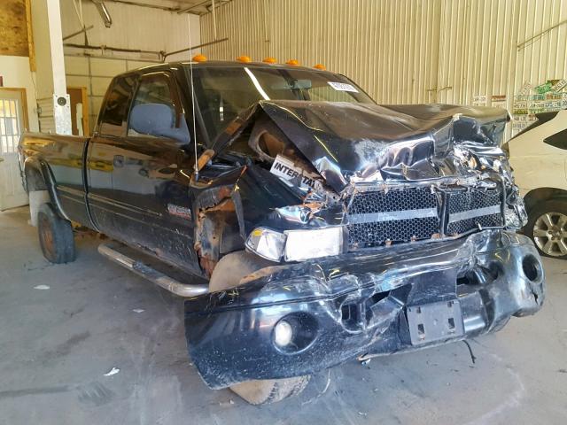 3B7KF236X1G794294 - 2001 DODGE RAM 2500 BLACK photo 1