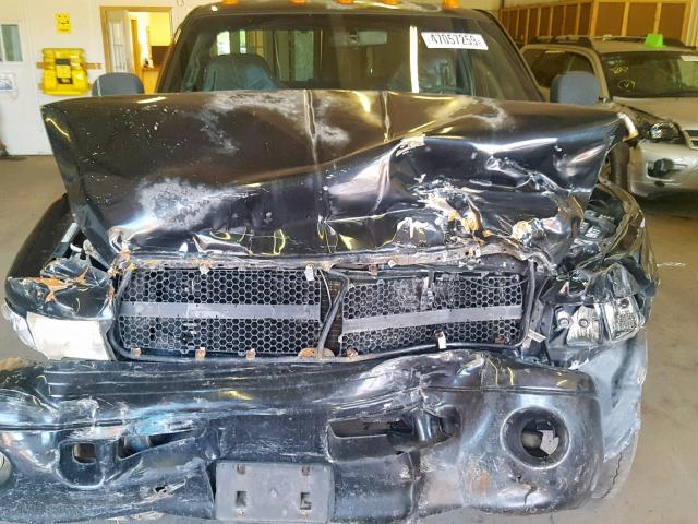 3B7KF236X1G794294 - 2001 DODGE RAM 2500 BLACK photo 7