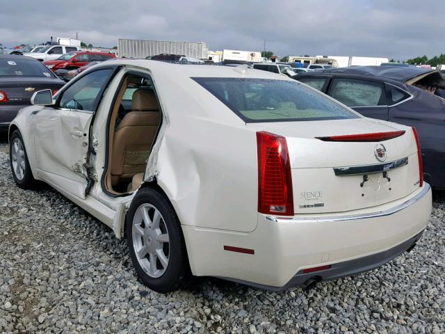 1G6DU57V890127809 - 2009 CADILLAC CTS HI FEA WHITE photo 3