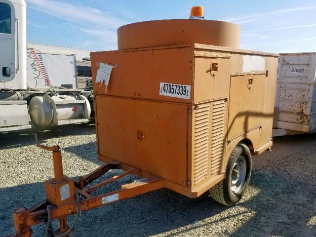 00867112 - 1971 TRAIL KING GENERATOR ORANGE photo 2