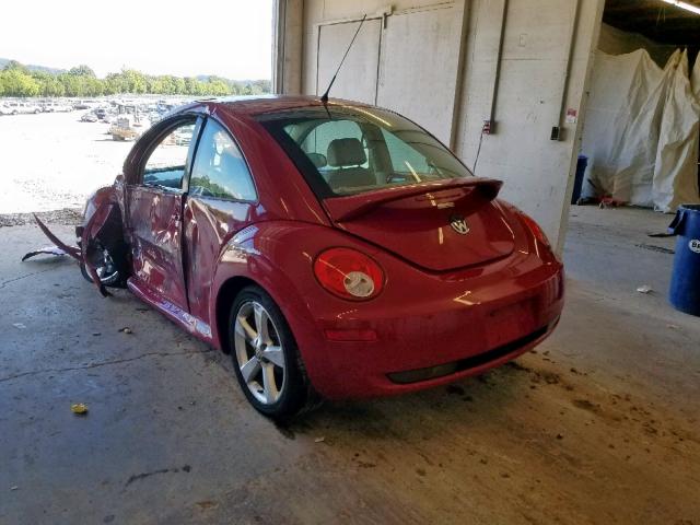 3VWSW31C77M521237 - 2007 VOLKSWAGEN NEW BEETLE წითელი ფოტო 3