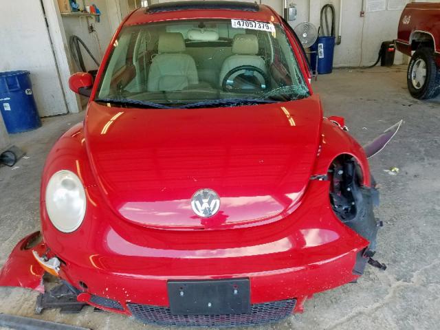 3VWSW31C77M521237 - 2007 VOLKSWAGEN NEW BEETLE წითელი ფოტო 7