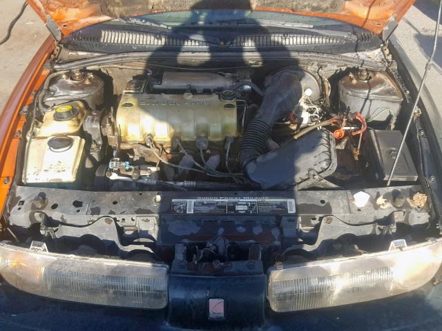 1G8ZH5288WZ137752 - 1998 SATURN SL1 ORANGE photo 7