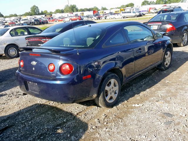 1G1AL18F387297156 - 2008 CHEVROLET COBALT LT BLUE photo 4