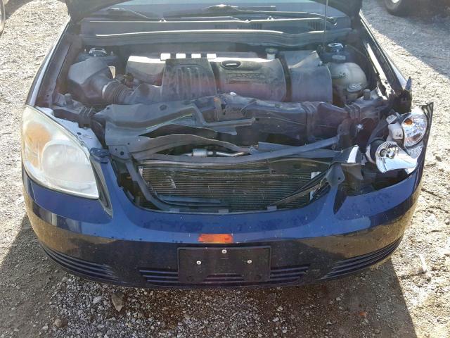 1G1AL18F387297156 - 2008 CHEVROLET COBALT LT BLUE photo 7