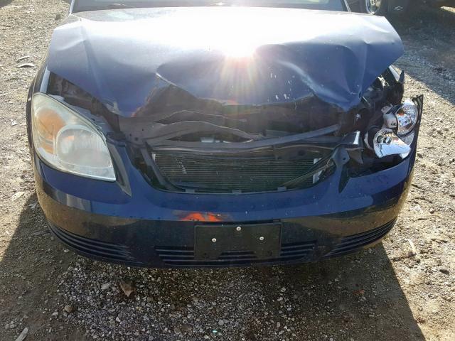 1G1AL18F387297156 - 2008 CHEVROLET COBALT LT BLUE photo 9