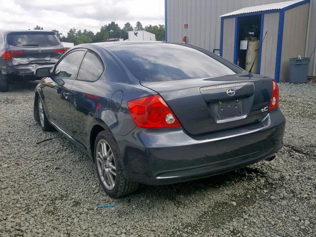 JTKDE177770160634 - 2007 TOYOTA SCION TC ნაცრისფერი ფოტო 3