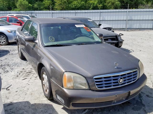 1G6KD54Y42U225286 - 2002 CADILLAC DEVILLE TAN photo 1