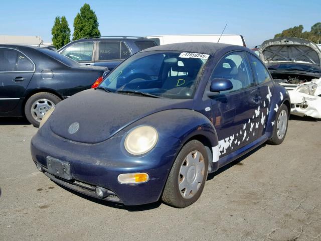 3VWCC21C5YM463041 - 2000 VOLKSWAGEN NEW BEETLE იასამნისფერი ფოტო 2