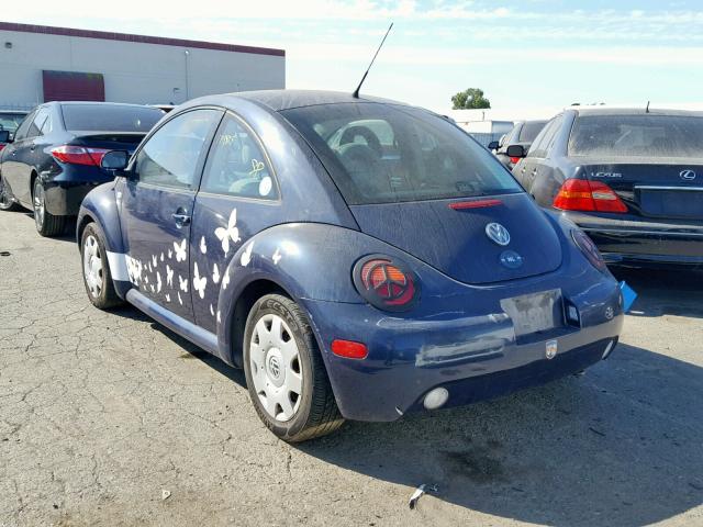 3VWCC21C5YM463041 - 2000 VOLKSWAGEN NEW BEETLE იასამნისფერი ფოტო 3