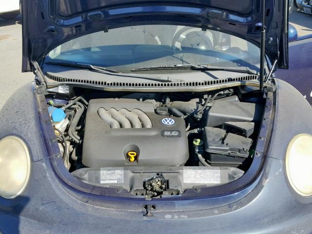 3VWCC21C5YM463041 - 2000 VOLKSWAGEN NEW BEETLE იასამნისფერი ფოტო 7