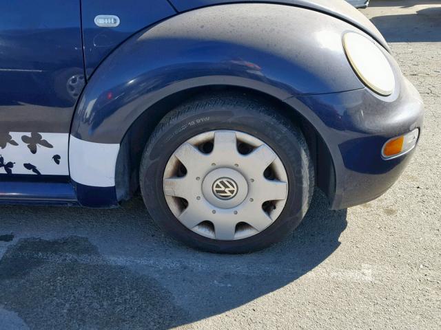 3VWCC21C5YM463041 - 2000 VOLKSWAGEN NEW BEETLE იასამნისფერი ფოტო 9