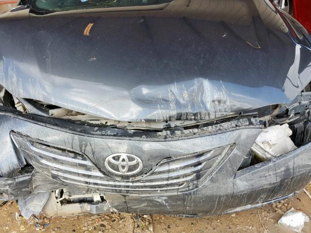 4T1BE46K97U052154 - 2007 TOYOTA CAMRY NEW GRAY photo 7