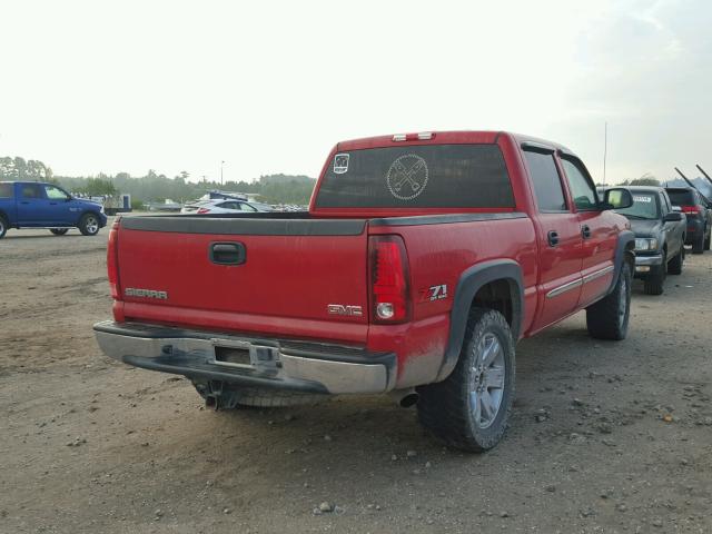 2GTEK13T951119897 - 2005 GMC NEW SIERRA RED photo 4