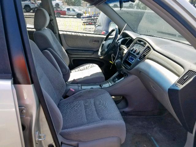 JTEGD21A430065083 - 2003 TOYOTA HIGHLANDER SILVER photo 5