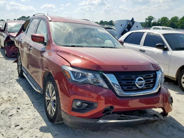 5N1DR2MN2JC623141 - 2018 NISSAN PATHFINDER RED photo 1