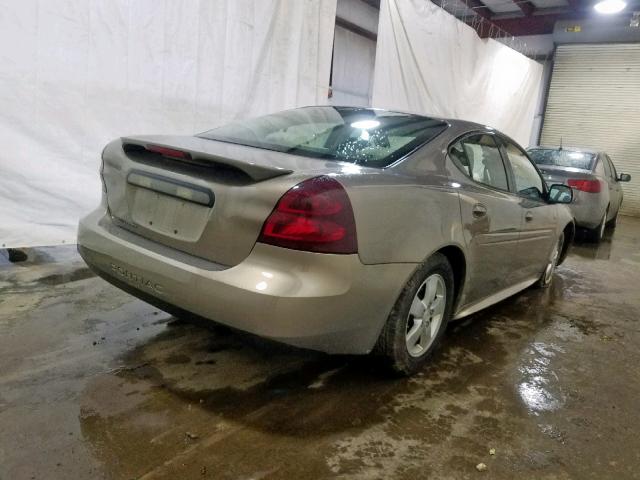 2G2WP552171126853 - 2007 PONTIAC GRAND PRIX TAN photo 4