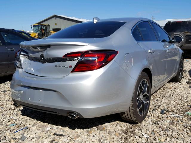 2G4GL5EX2H9102891 - 2017 BUICK REGAL SPOR SILVER photo 4