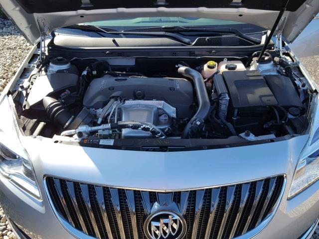 2G4GL5EX2H9102891 - 2017 BUICK REGAL SPOR SILVER photo 7