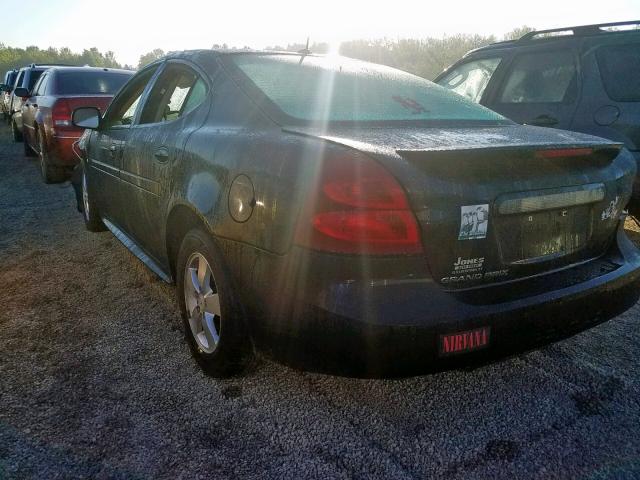 2G2WP552881178580 - 2008 PONTIAC GRAND PRIX BLACK photo 3