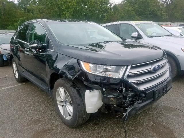 2FMPK4J8XHBC30249 - 2017 FORD EDGE SEL BLACK photo 1